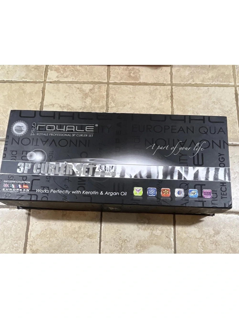 Royale 3P Curlers Set - Black & Silver